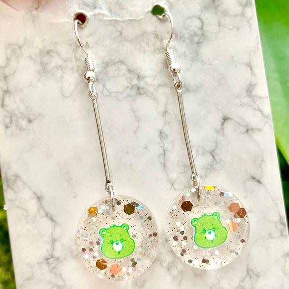 Jewelry - Care Bear Acrylic Dangle Earrings